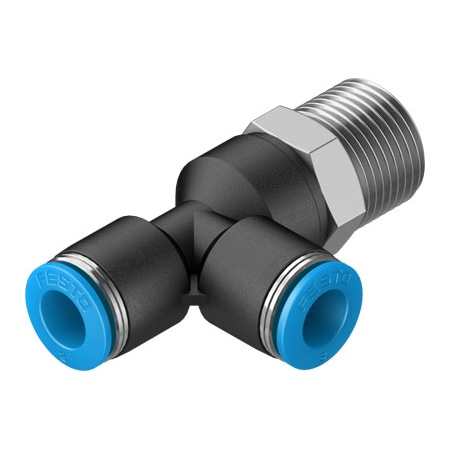 Festo Push-In T-Fitting QSTL-3/8-8 QSTL-3/8-8